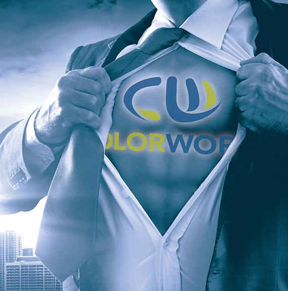 cw logo on superman