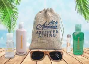 assisted living summer promo items