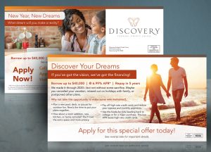 discovery fcu loan postcard